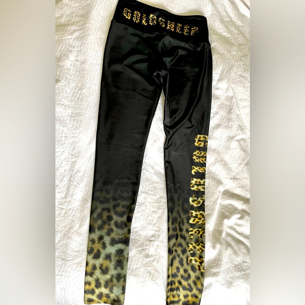 Goldsheep Leopard Leggings; size small; never worn
